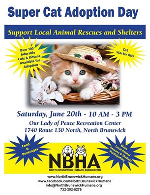 4th Annual North Brunswick Humane Society Super Cat Adoption Day