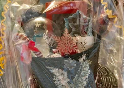 NBHA Tricky Tray Snowman Basket