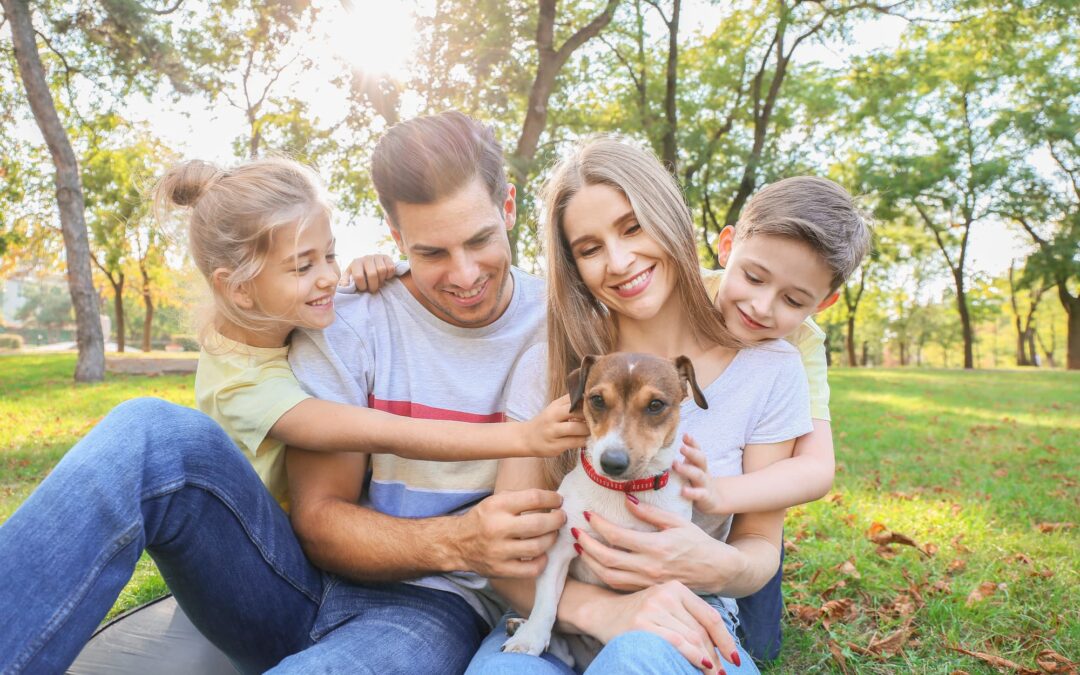 Family with Pet